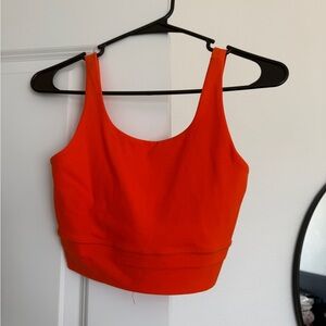 Women's Orange Nike Sports Bra